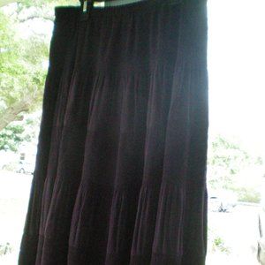 Apostrophe Women's Flare Midi Skirt Brown Elastic